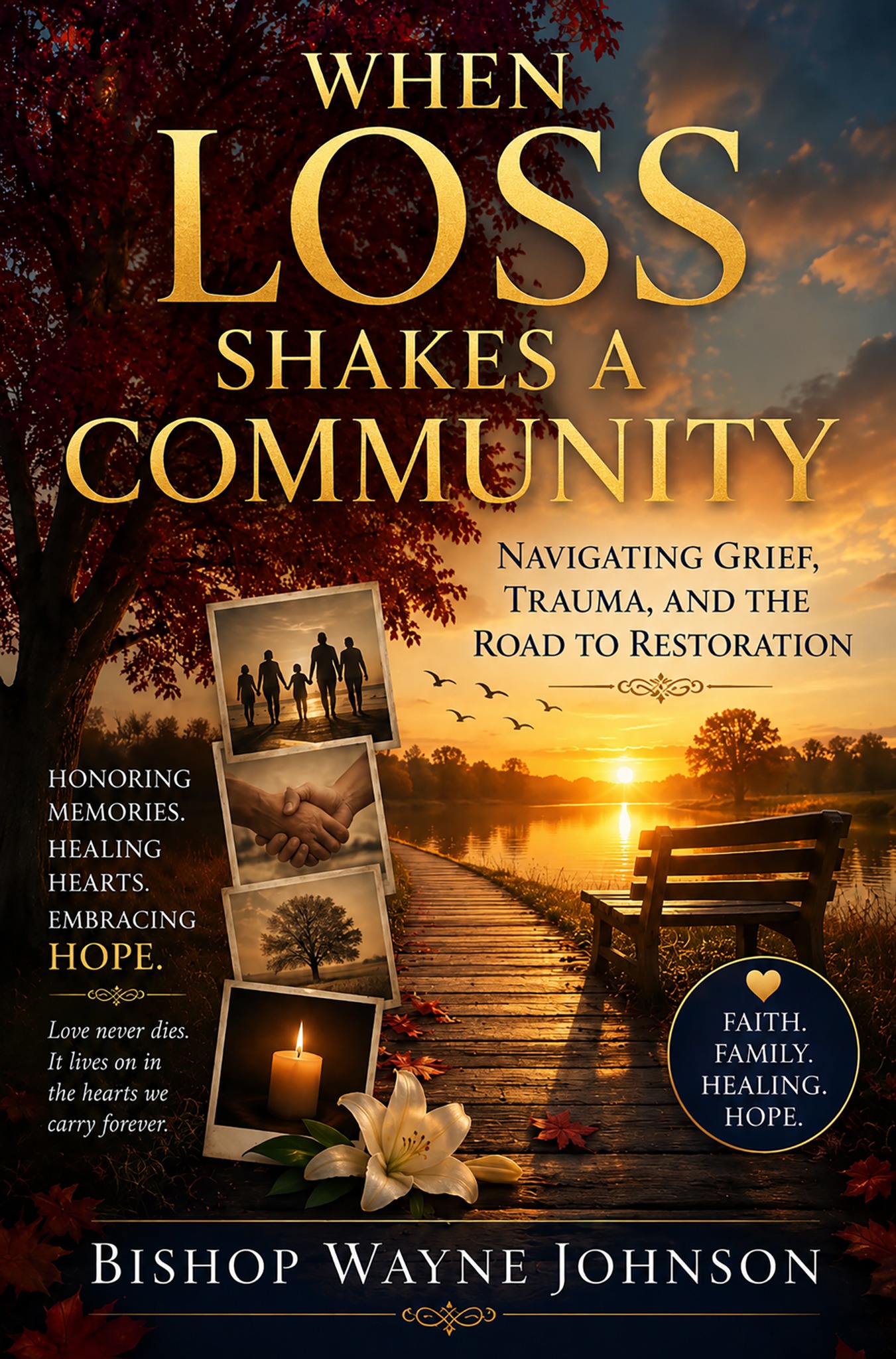 When Loss Shakes a Community by Bishop Wayne Johnson — original book cover